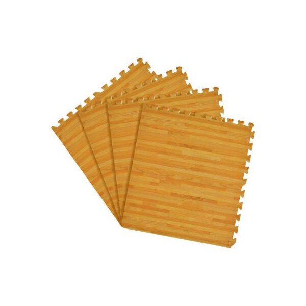 Achim Importing Achim Interlocking Foam Anti Fatigue Floor Tiles 24in x 24in, Pine, 4 Pack FMTL102-06 - main